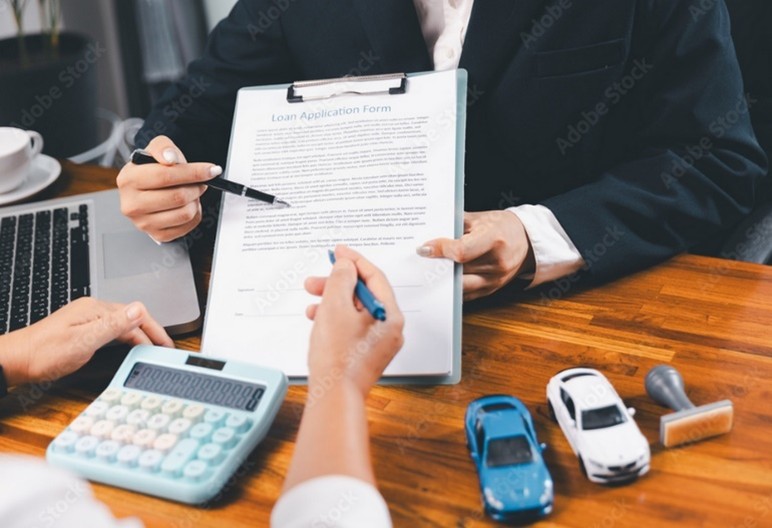 Loan document in graphic