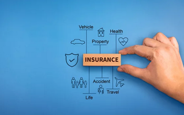 Graphic depicting various types of insurance